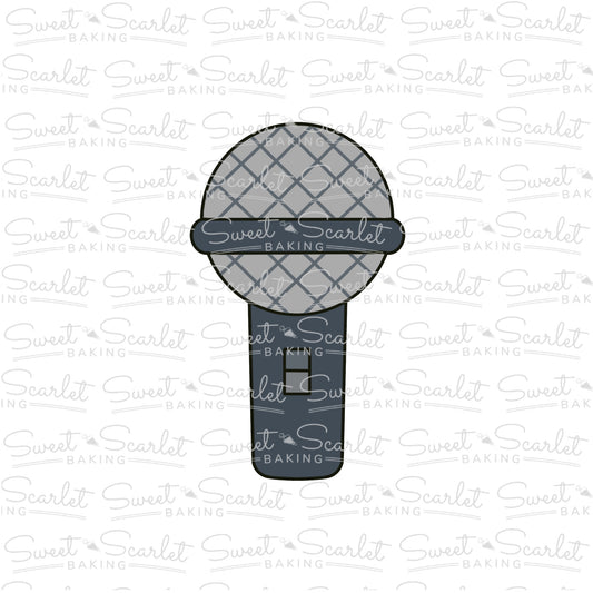 Microphone Cookie Cutter