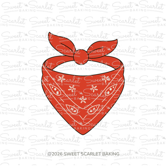 Neck Bandana Cookie Cutter