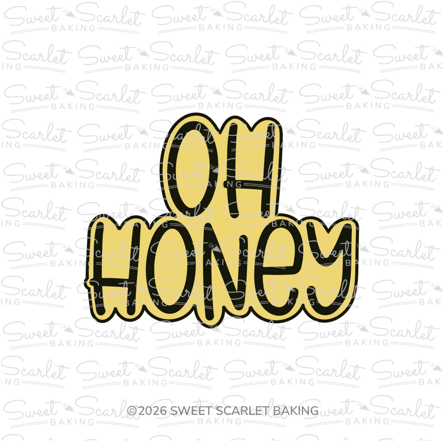 Oh Honey Cookie Cutter Quad Set