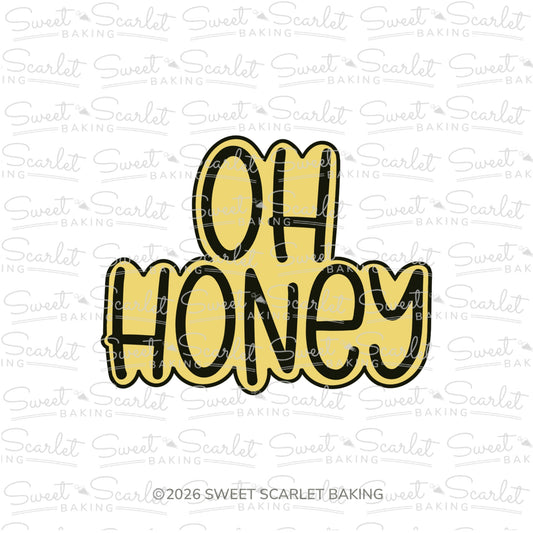 Oh Honey Cookie Cutter