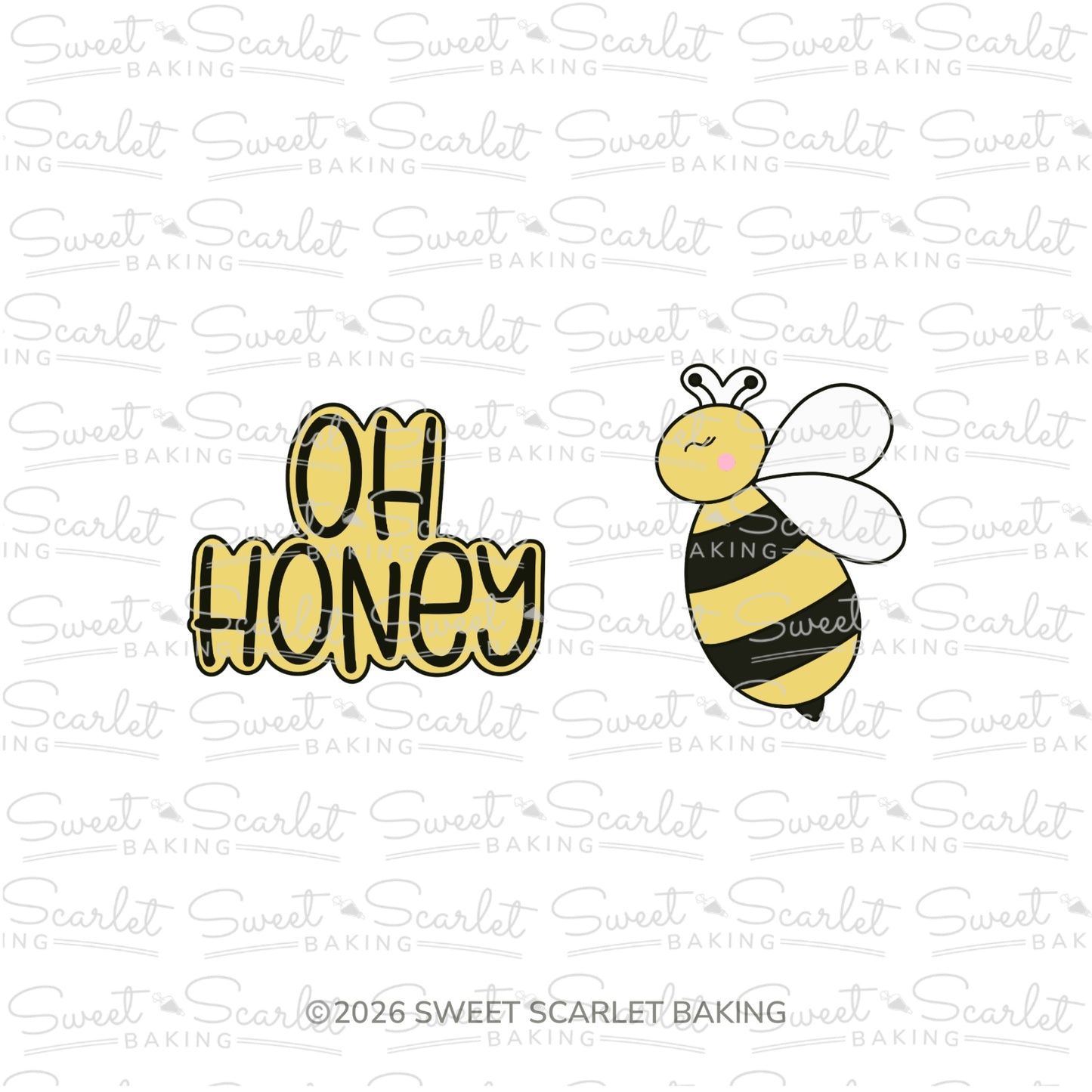 Oh Honey Cookie Cutter Duo Set