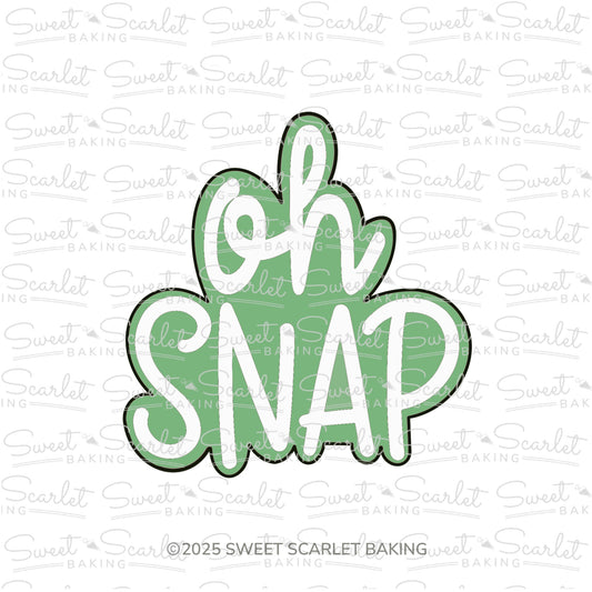 Oh Snap Cookie Cutter