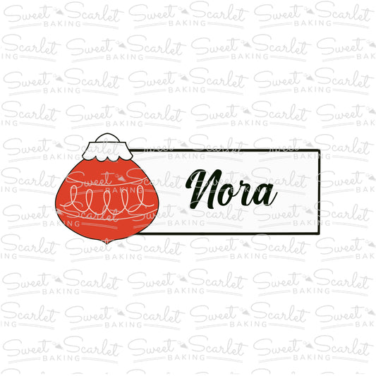 Ornament Tag Cookie Cutter