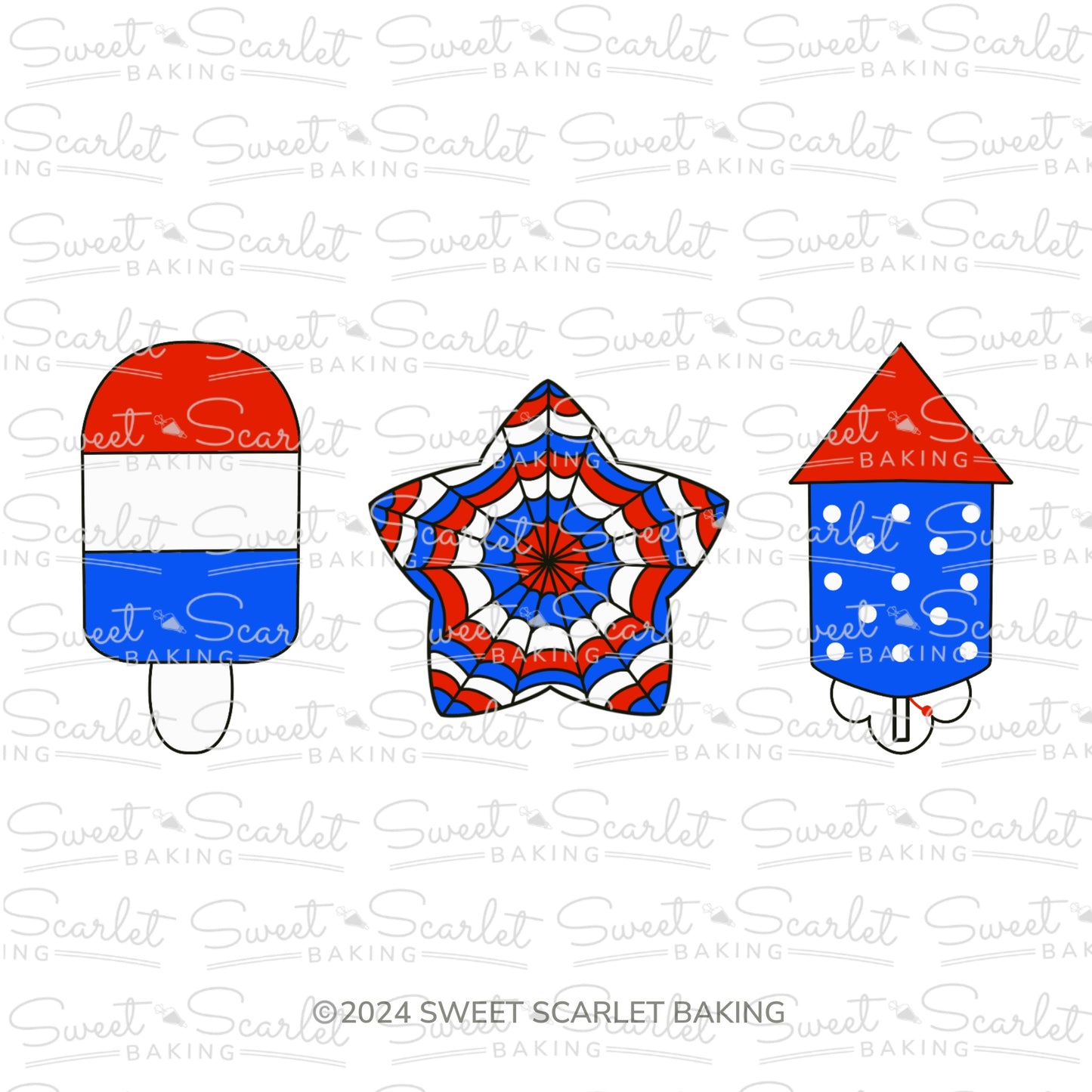 Patriotic Kit Cookie Cutter Set