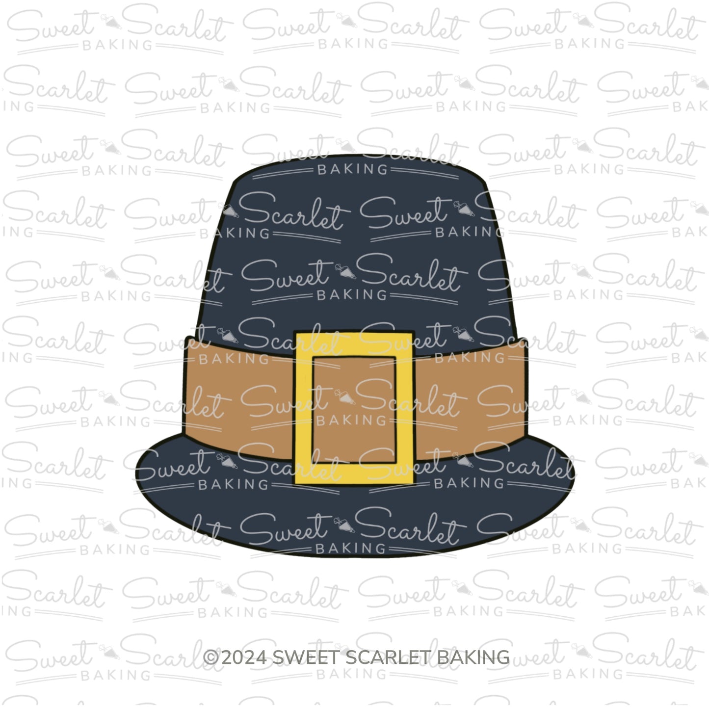 Pilgrim Hat Cookie Cutter