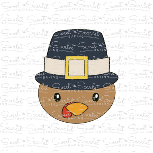 Pilgrim Turkey Face Cookie Cutter