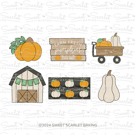 Pumpkin Patch Cookie Cutter Set