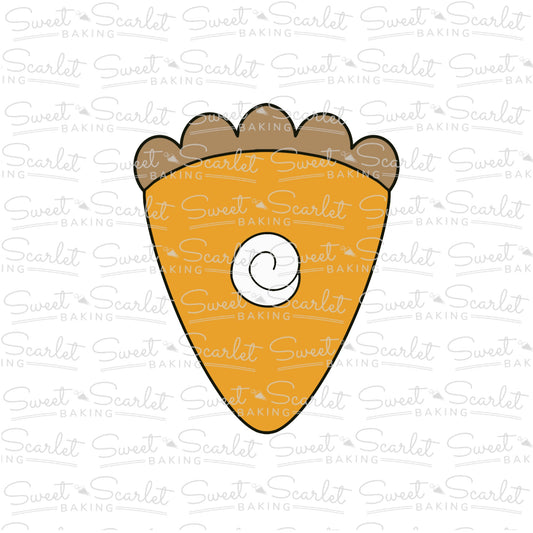 Pumpkin Pie Slice Cookie Cutter