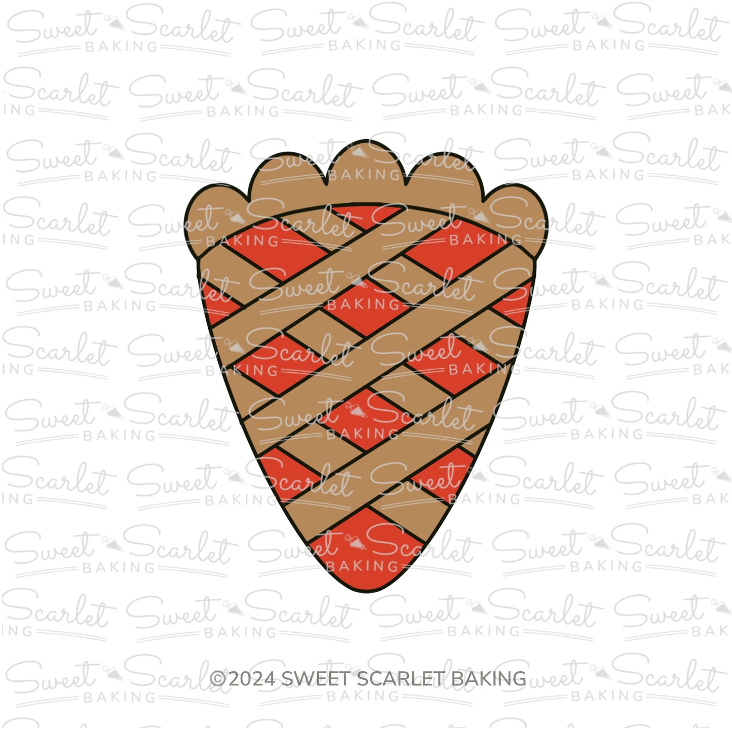 Pumpkin Pie Slice Cookie Cutter