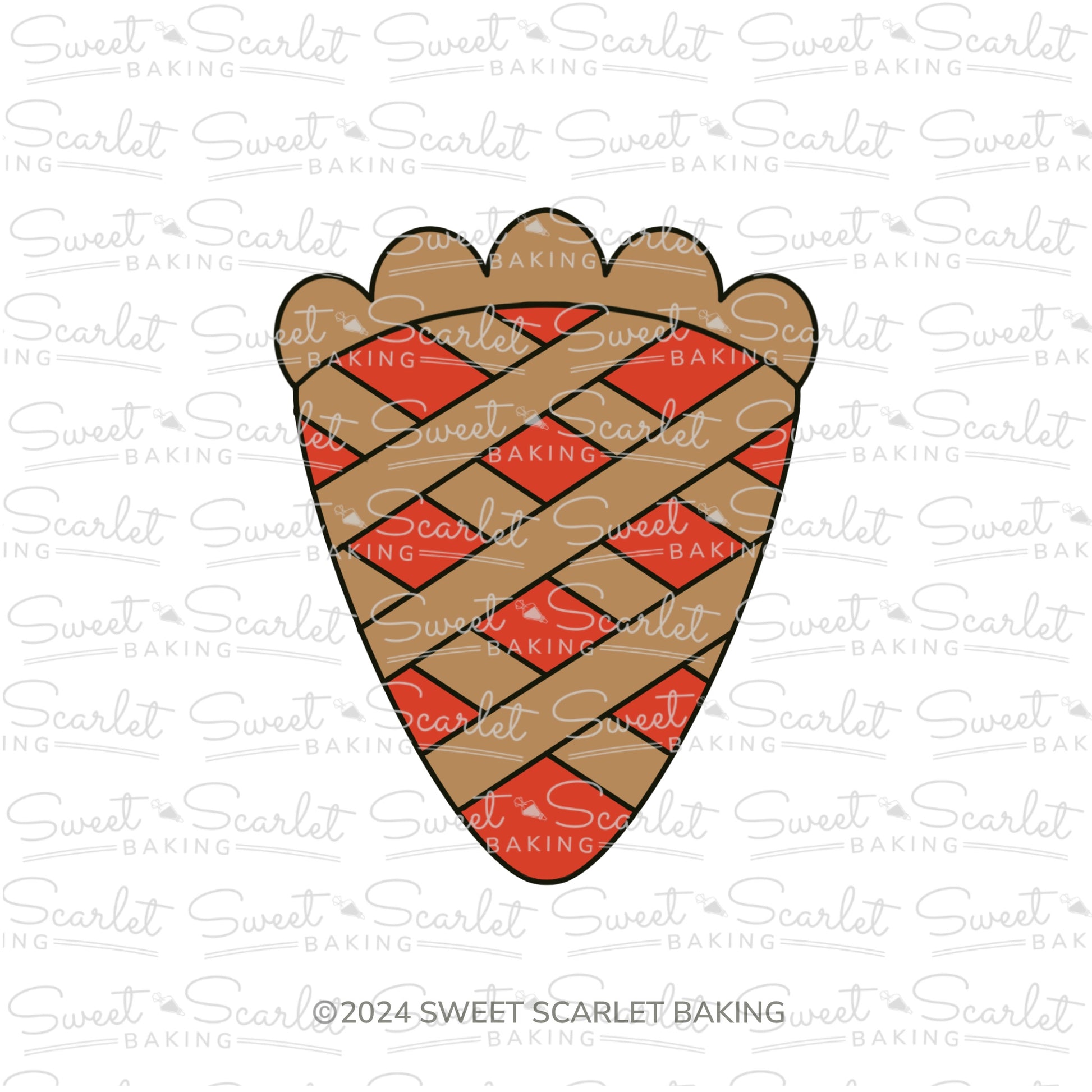 Pumpkin Pie Slice Cookie Cutter