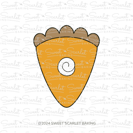 Pumpkin Pie Slice Cookie Cutter