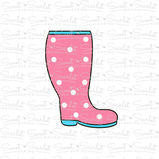 Rain Boot Cookie Cutter