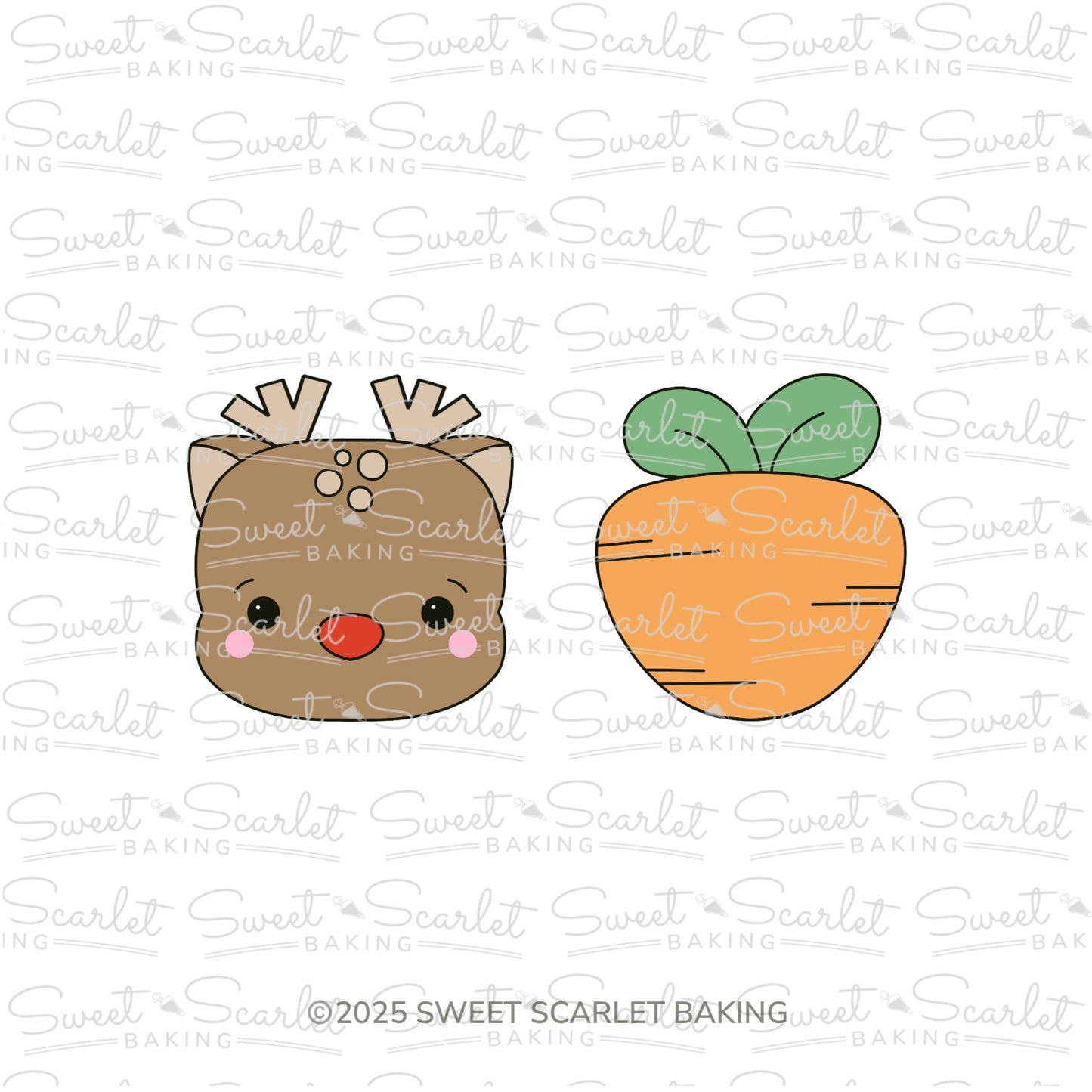 Reindeer Cookie Cutter Duo Set