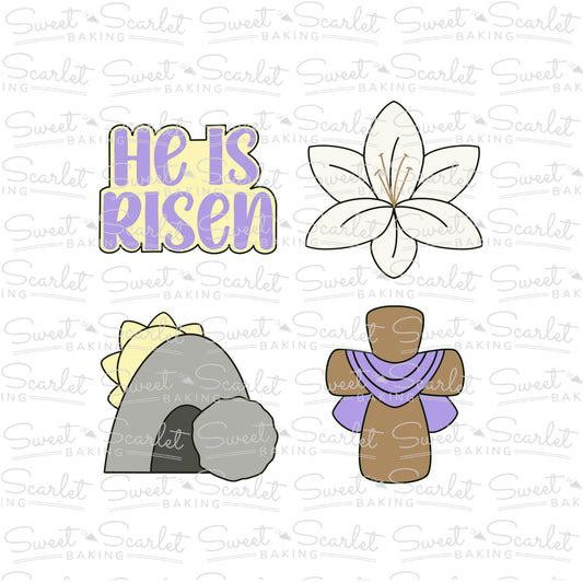 Risen Cookie Cutter Quad Set