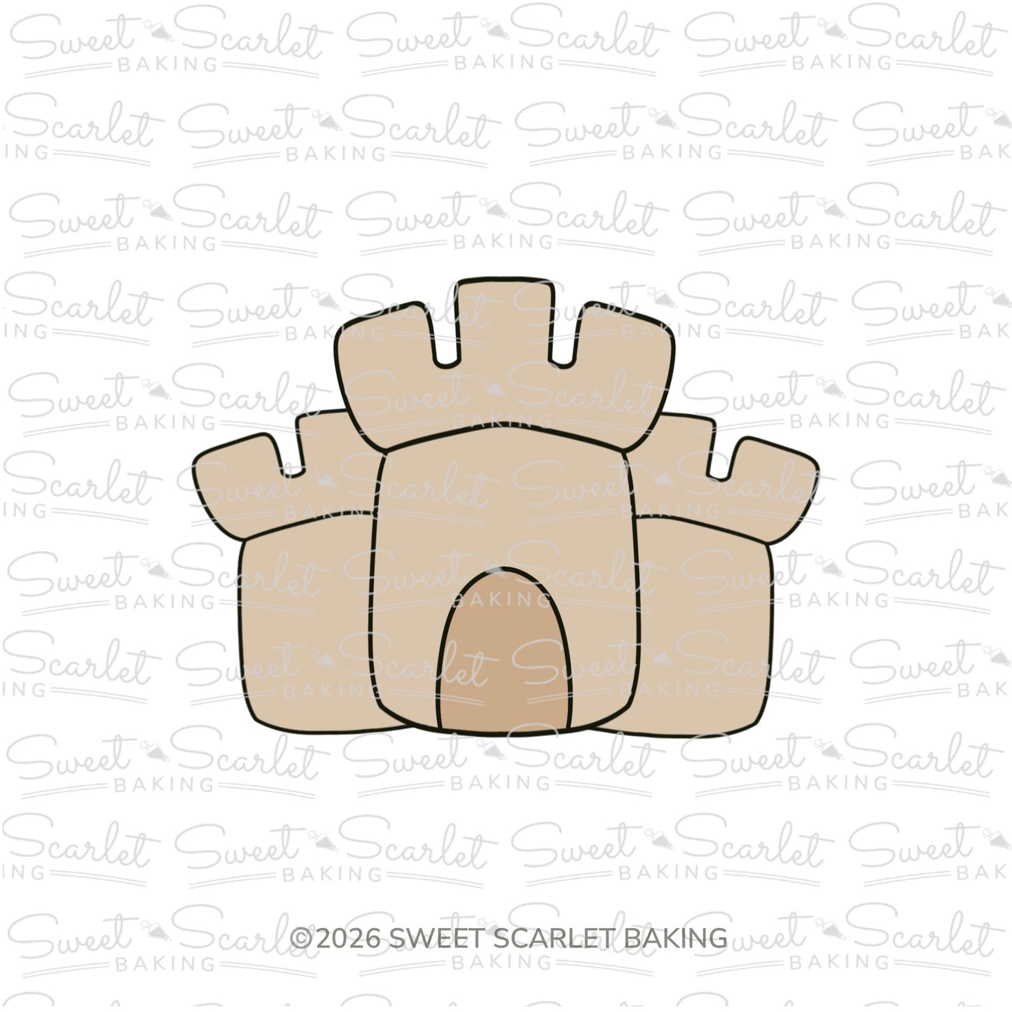Sandcastle Cookie Cutter