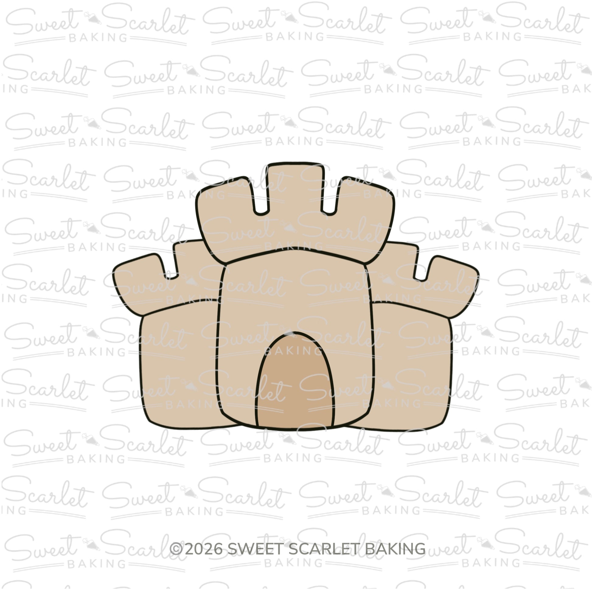 Sandcastle Cookie Cutter