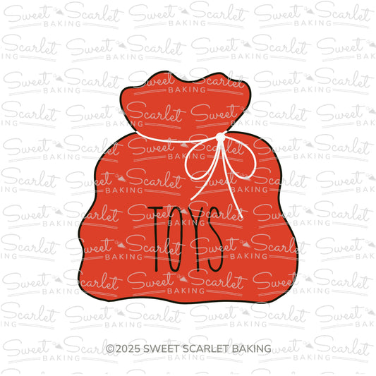 Santa's Toy Bag Cookie Cutter