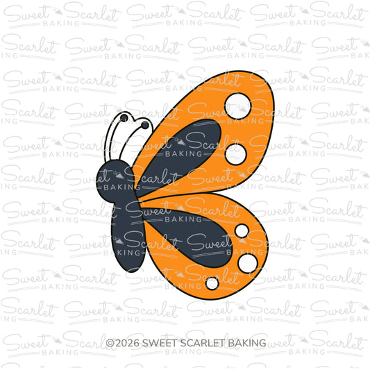 Side Butterfly Cookie Cutter