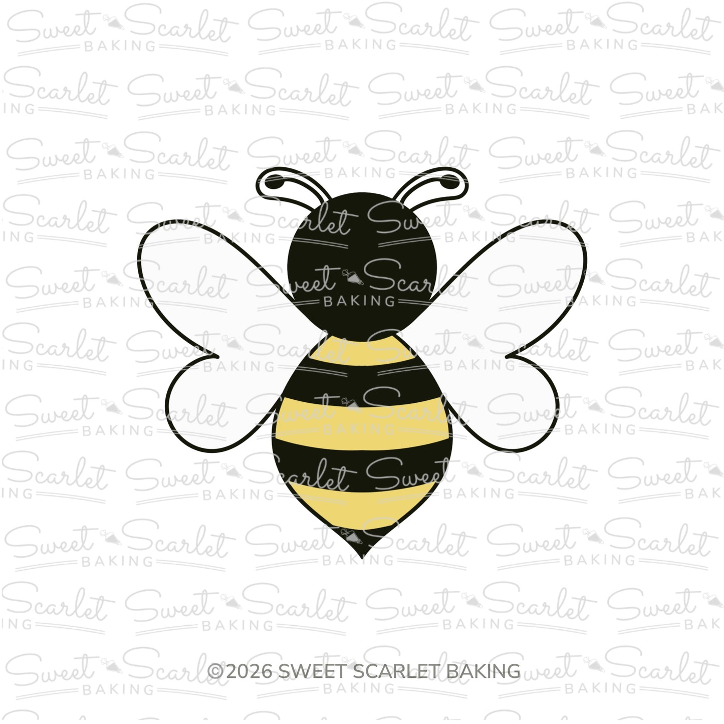 Simple Bee Cookie Cutter