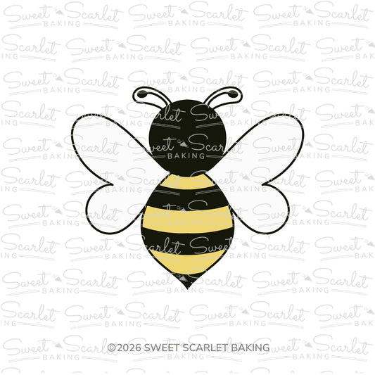 Simple Bee Cookie Cutter