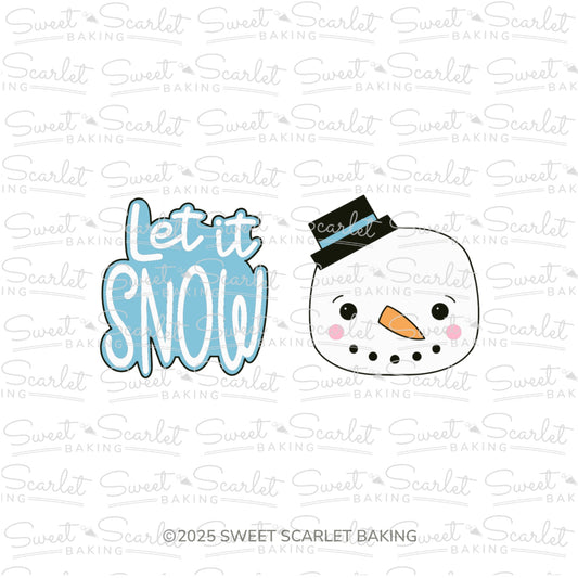 Snowman Cookie Cutter Duo Set