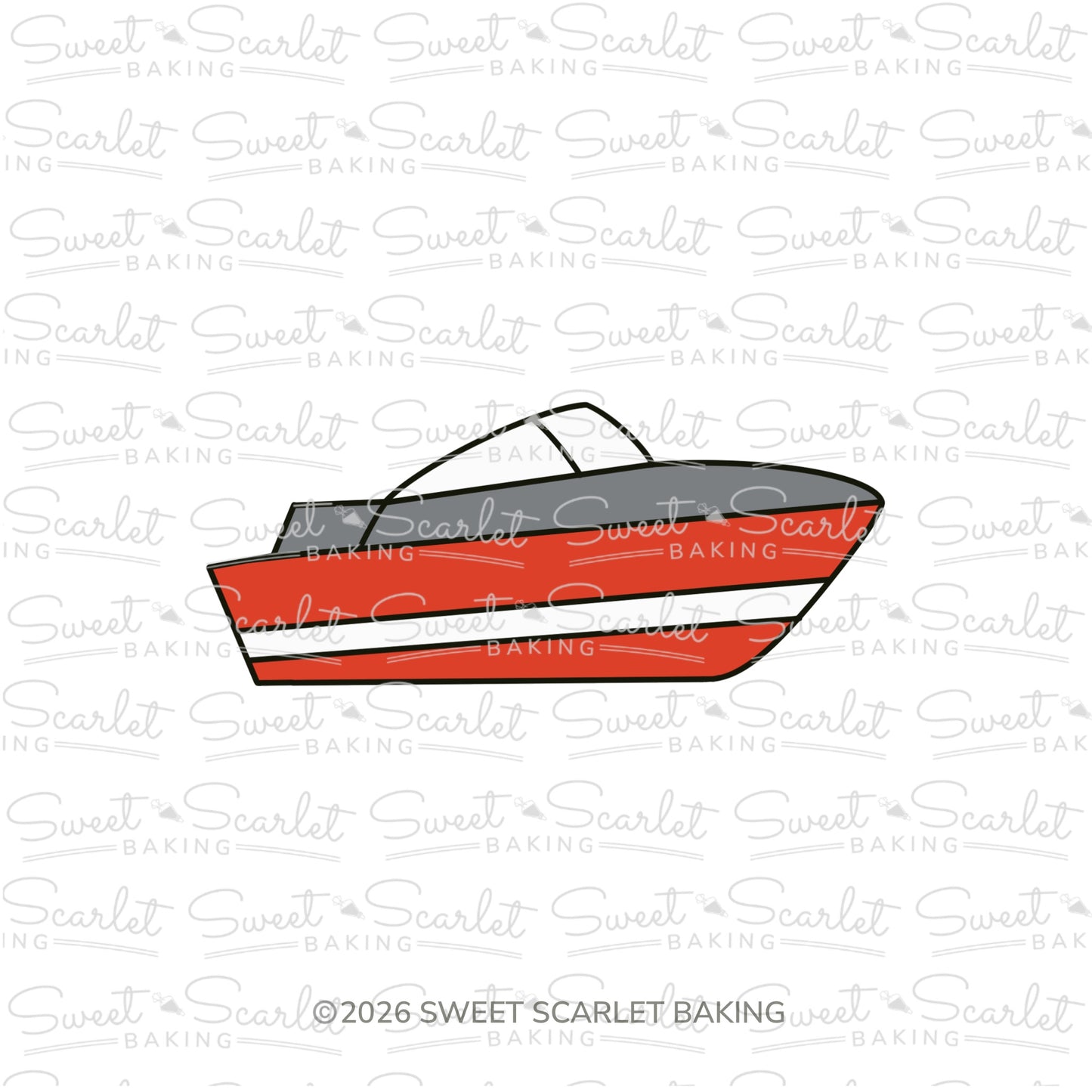 Speed Boat Cookie Cutter