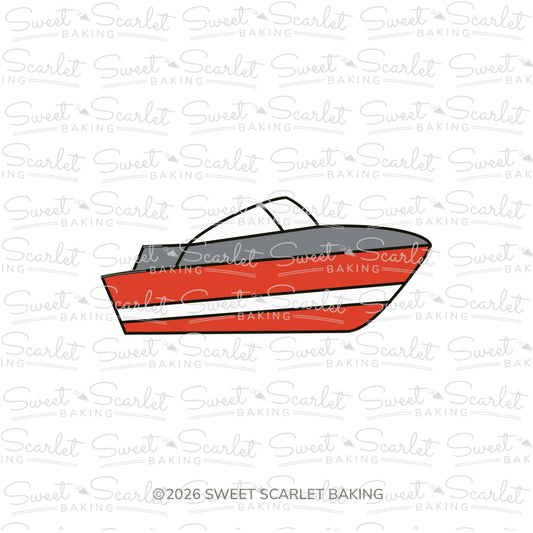 Speed Boat Cookie Cutter