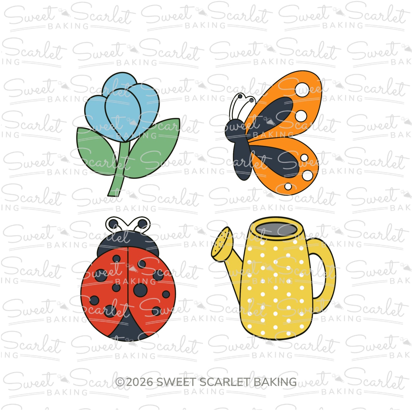 Side Butterfly Cookie Cutter