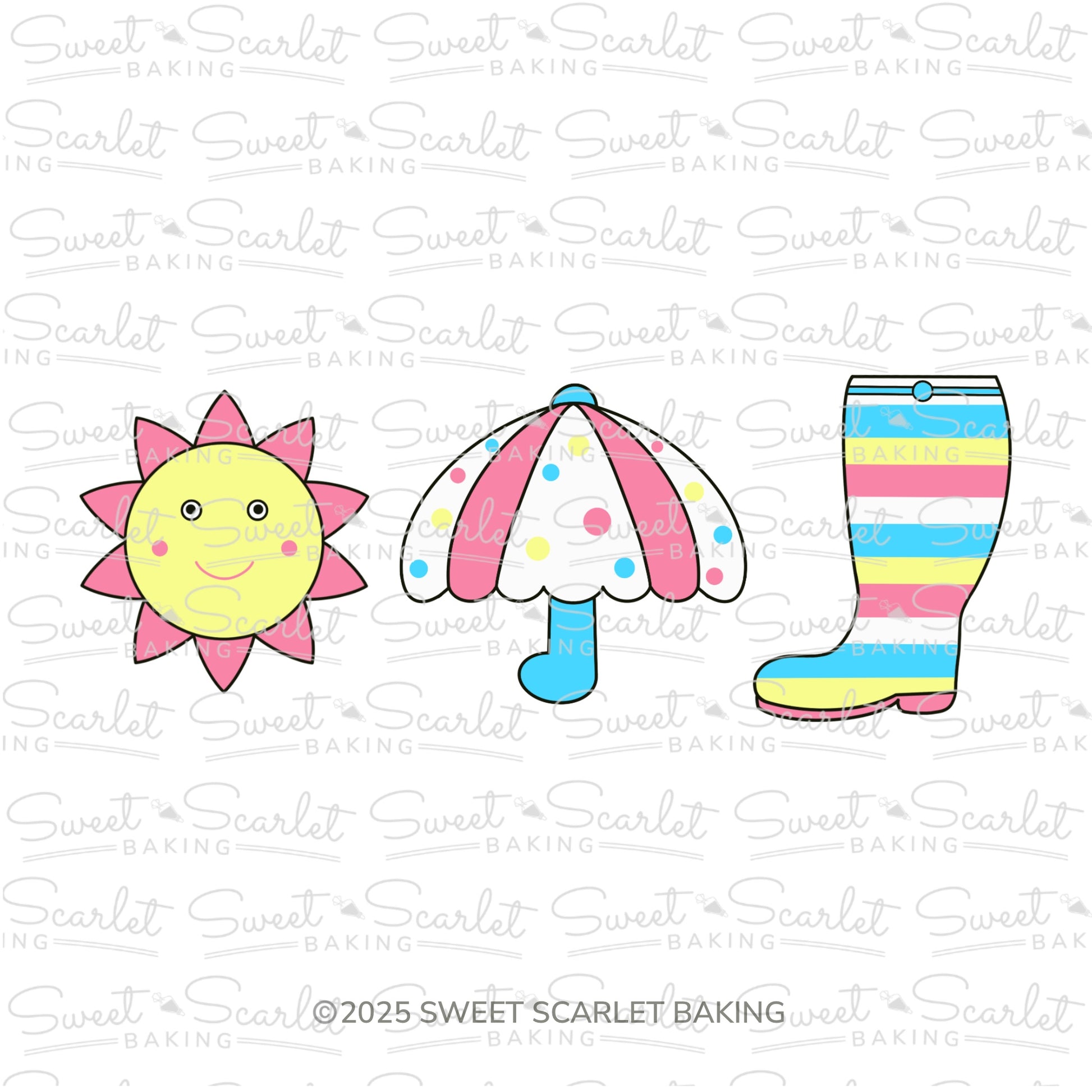 Spring Showers Kit Cookie Cutter Set