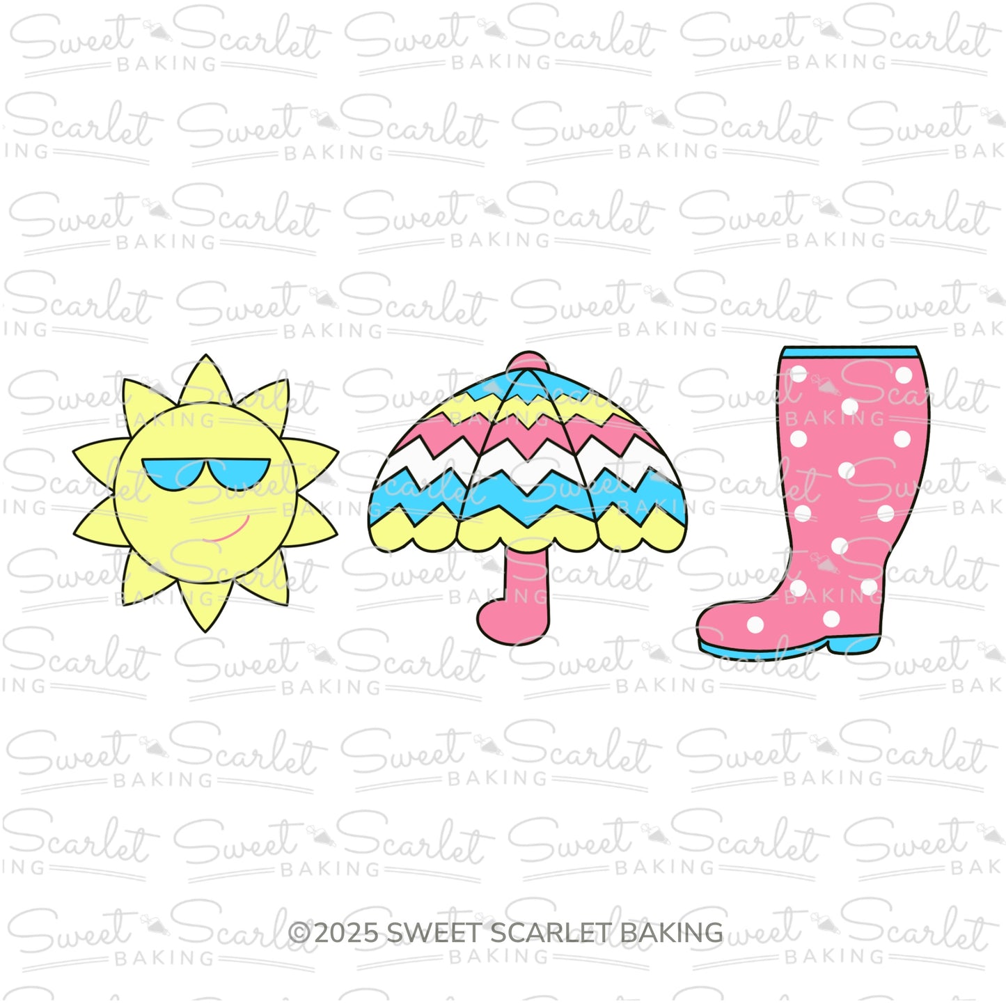 Spring Showers Kit Cookie Cutter Set