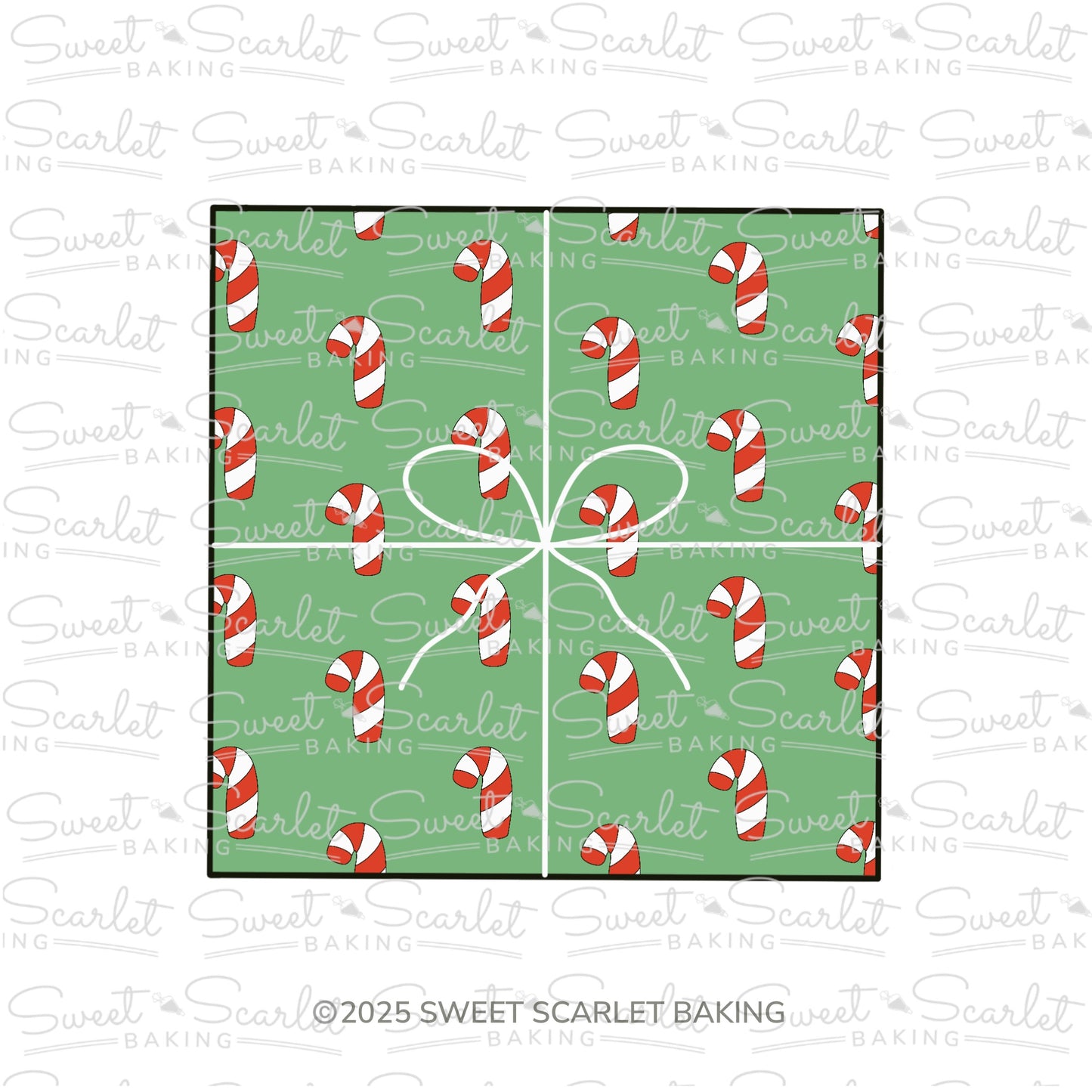 Square Present Cookie Cutter