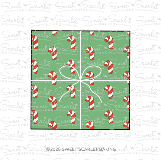 Square Present Cookie Cutter