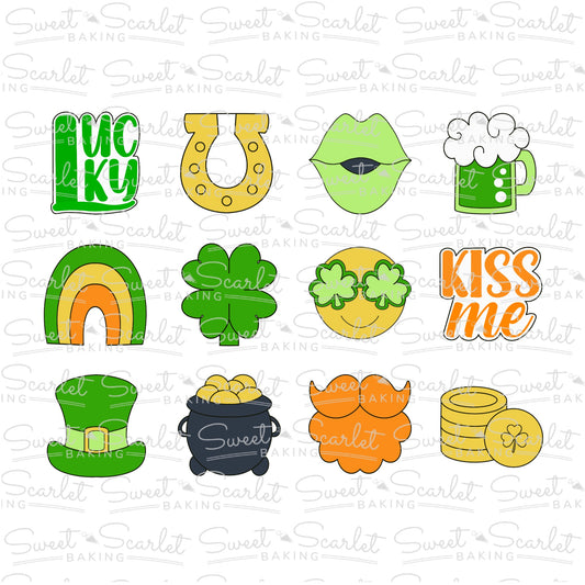 St. Patrick's Day Minis Cookie Cutter Set