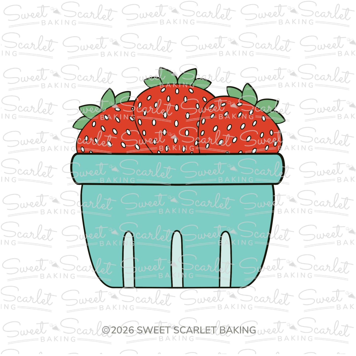 Strawberry Basket Cookie Cutter