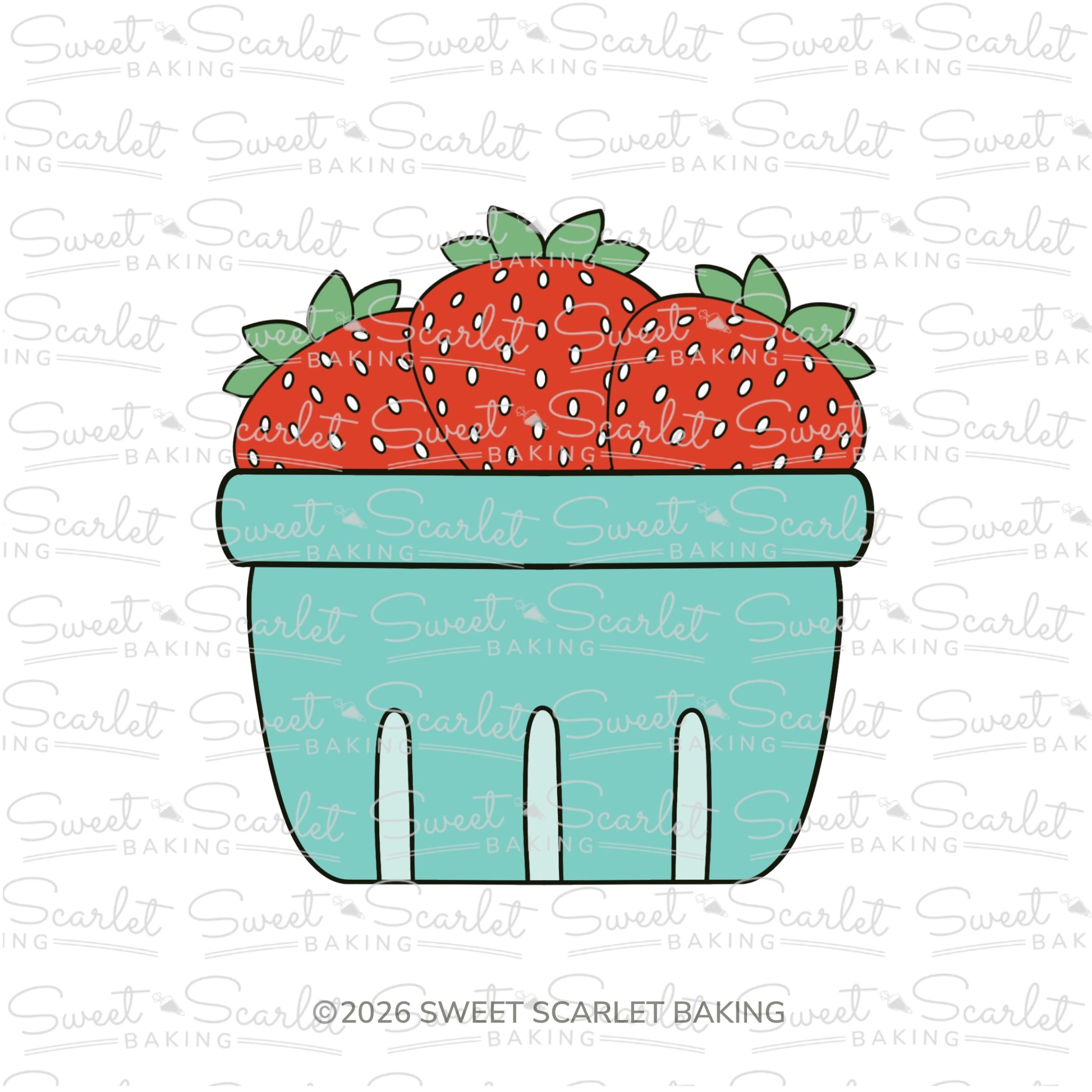 Strawberry Basket Cookie Cutter
