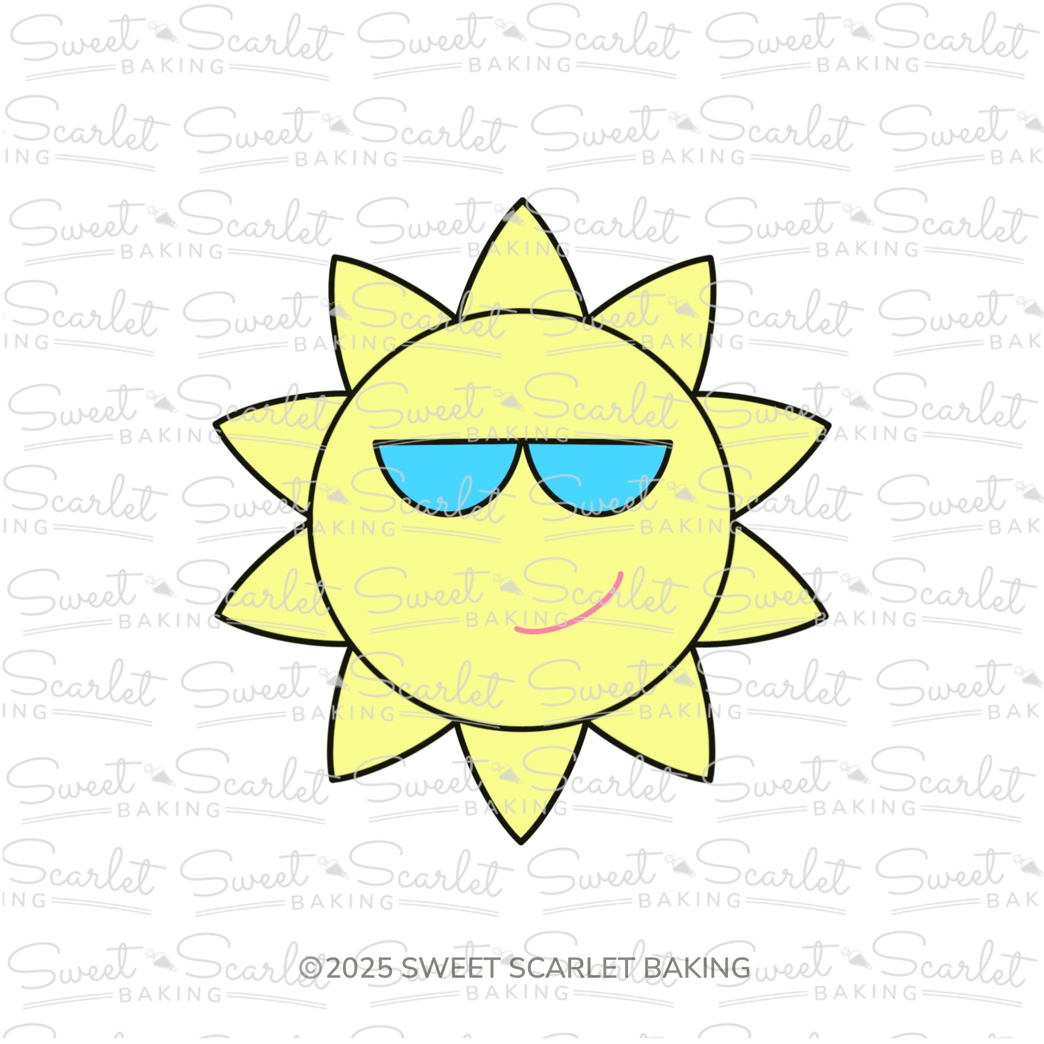 Sun Cookie Cutter – Sweet Scarlet Baking