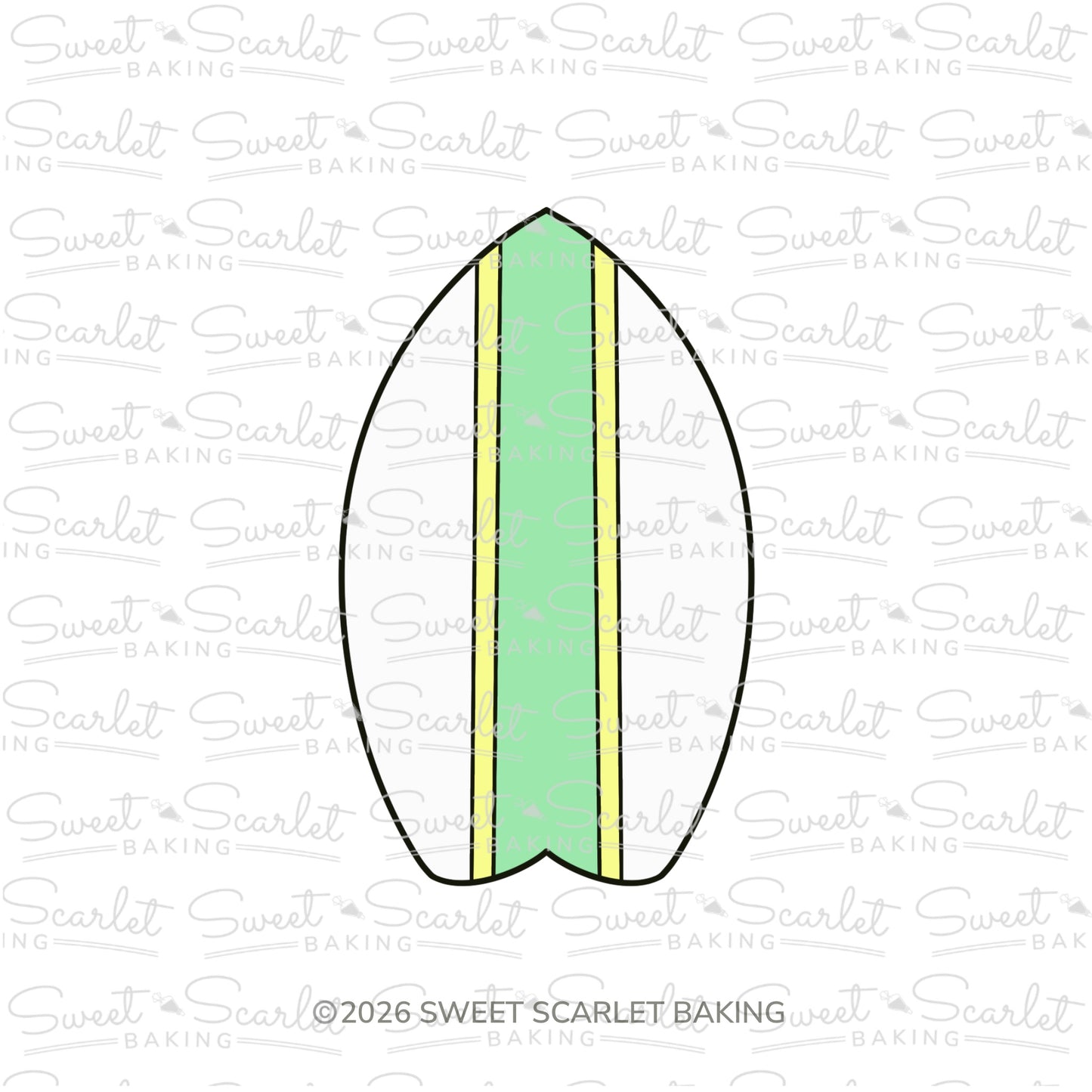 Surfboard Cookie Cutter
