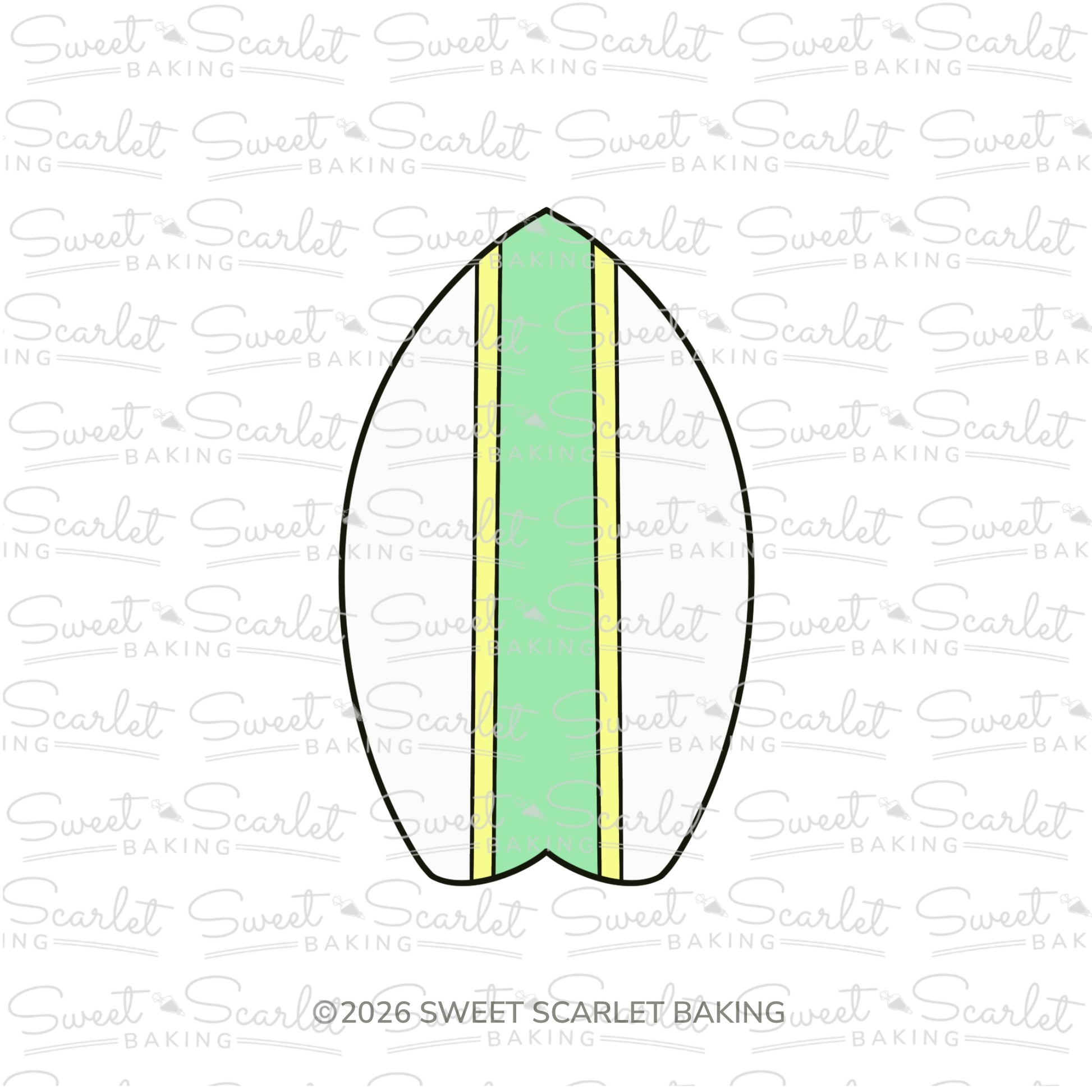 Surfboard Cookie Cutter