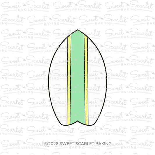 Surfboard Cookie Cutter