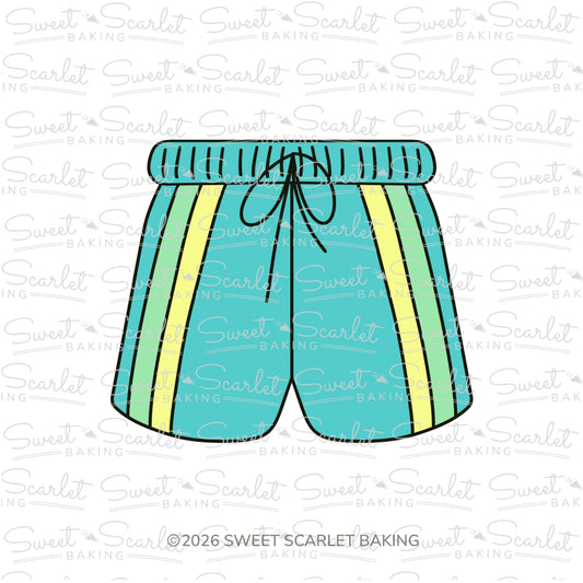 Swim Trunks Cookie Cutter