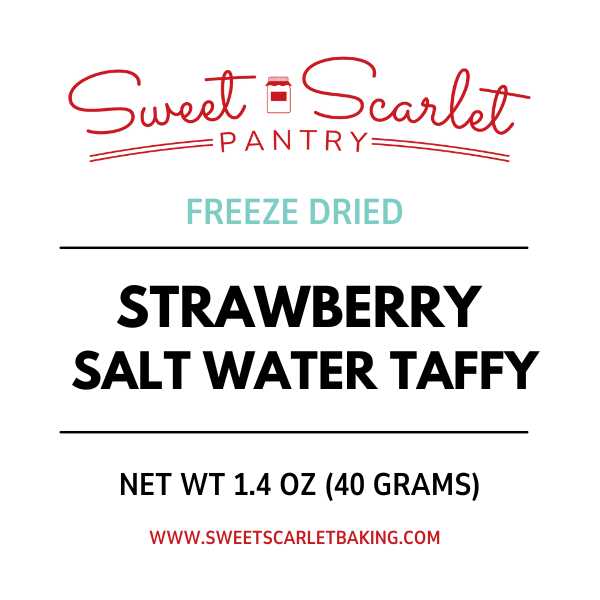 Strawberry Freeze Dried Salt Water Taffy
