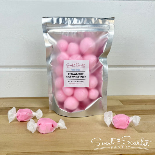 Strawberry Freeze Dried Salt Water Taffy