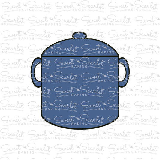 Tall Pot with Lid Cookie Cutter