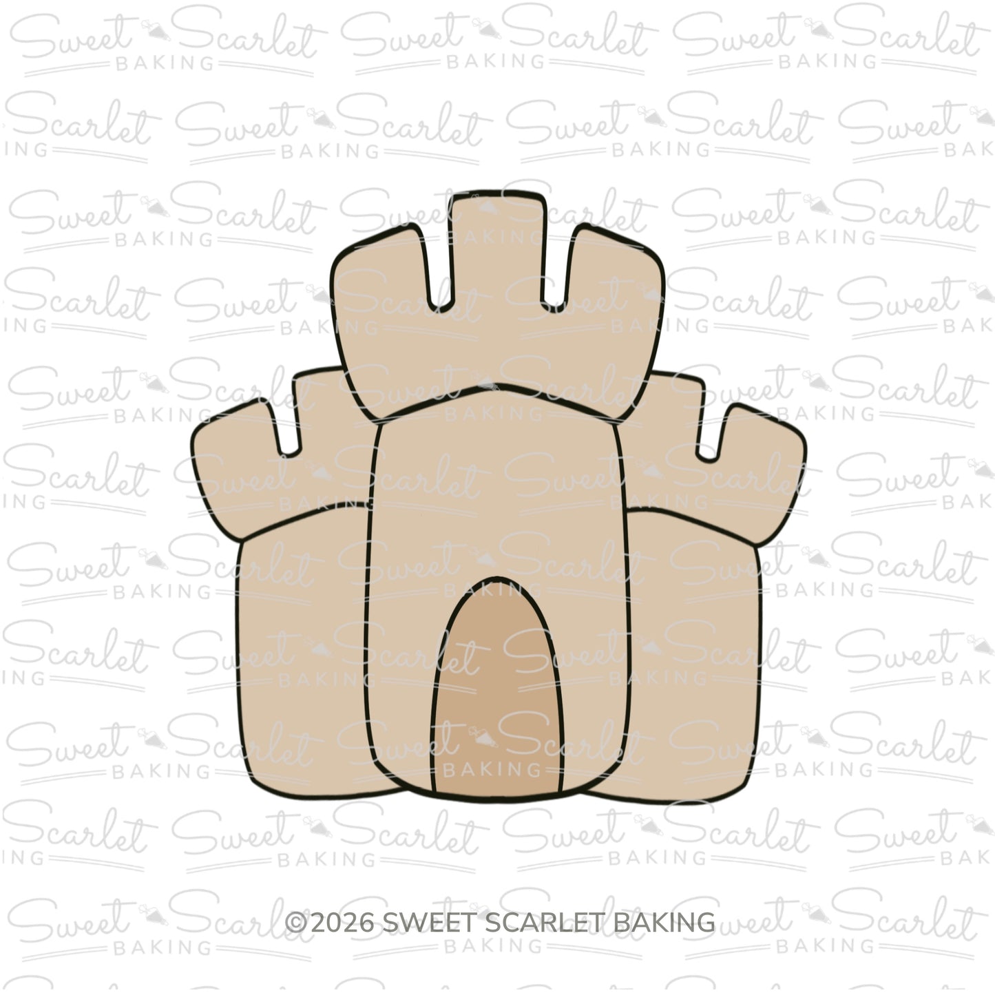 Tall Sandcastle Cookie Cutter