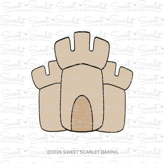 Tall Sandcastle Cookie Cutter