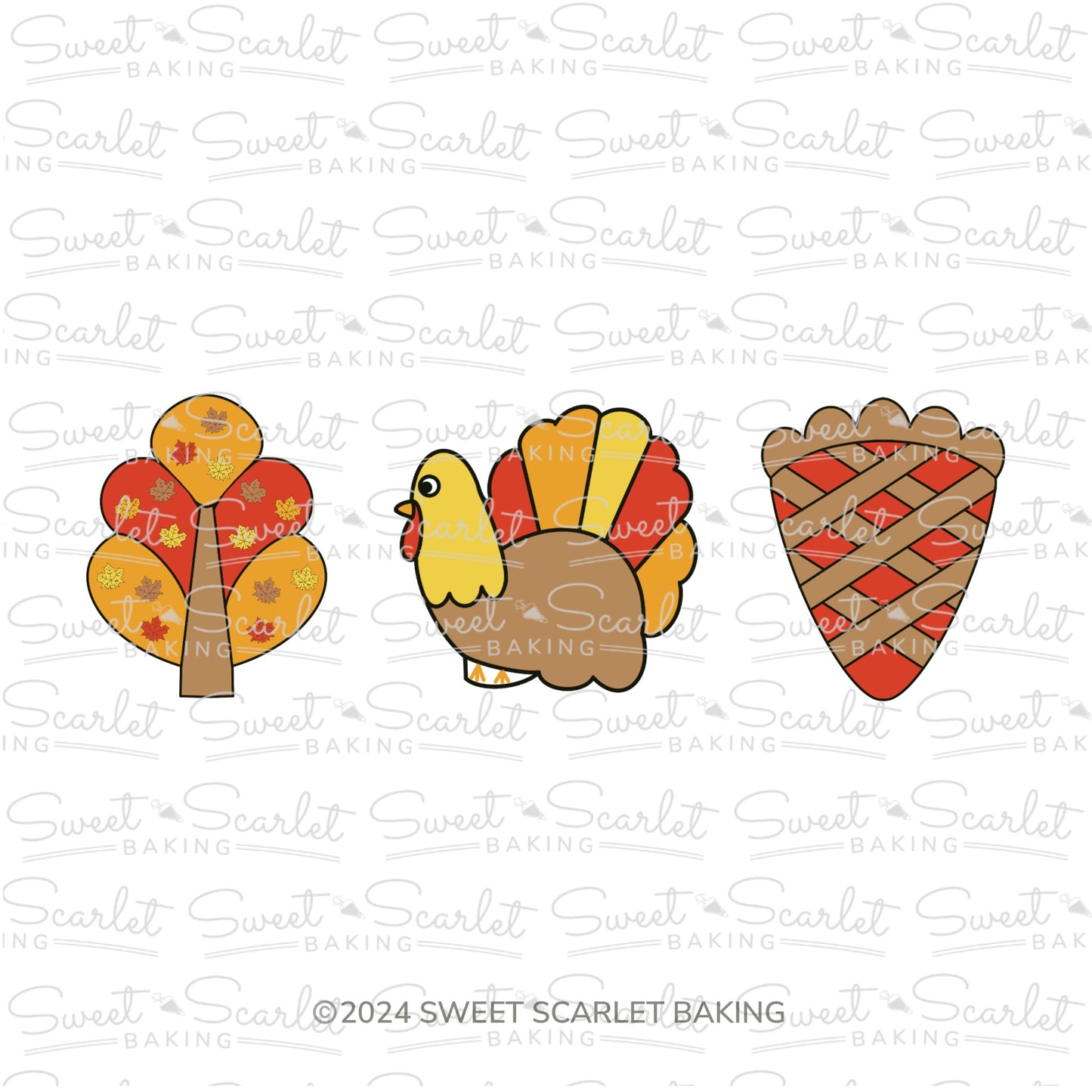 Thanksgiving Kit Cookie Cutter Set