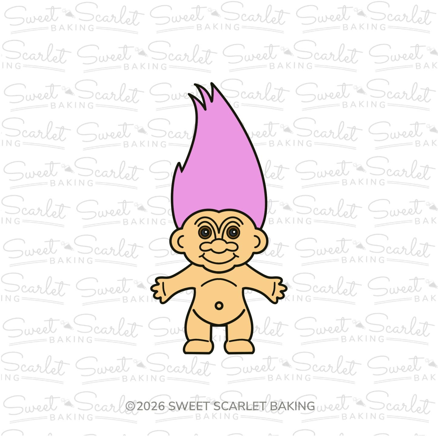 Troll Doll Cookie Cutter