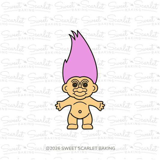 Troll Doll Cookie Cutter