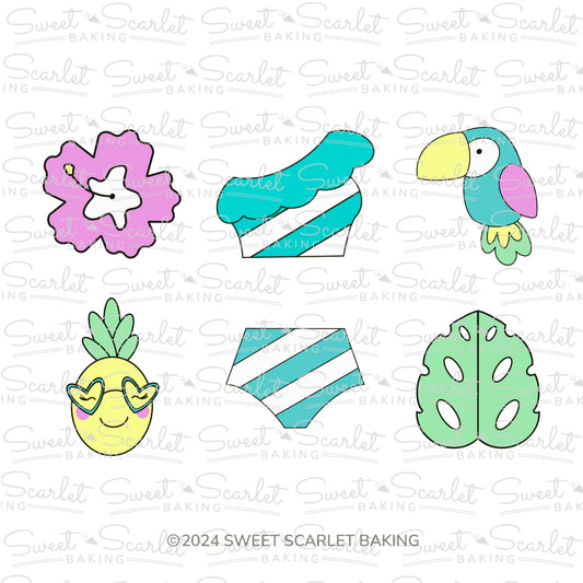 Tropical Cookie Cutter Set