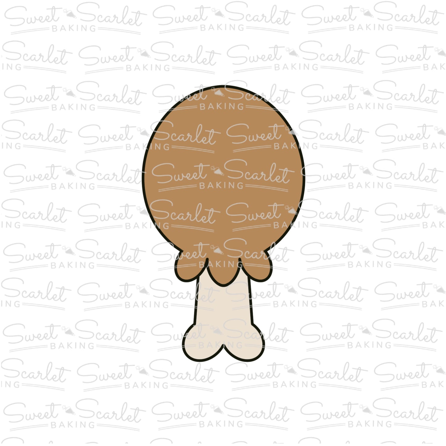 Turkey Leg Cookie Cutter